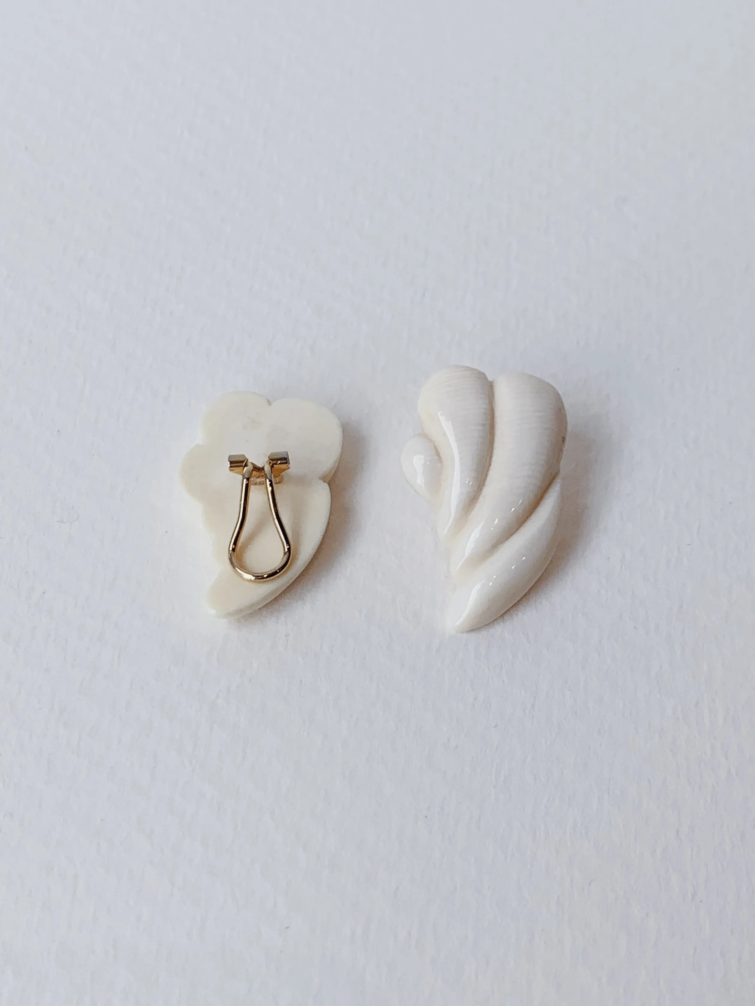 VINTAGE BONE EARRINGS