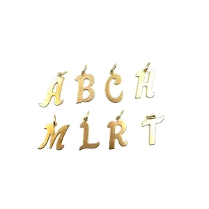 Vintage Brass Initials