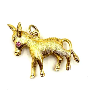 Vintage Burro Charm