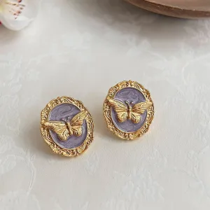 Vintage Butterfly Earrings