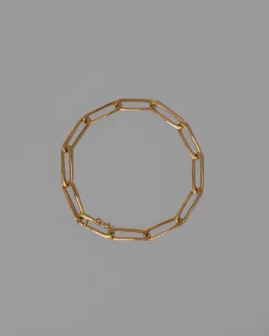 Vintage Cartier Open Oval Curb Chain Bracelet