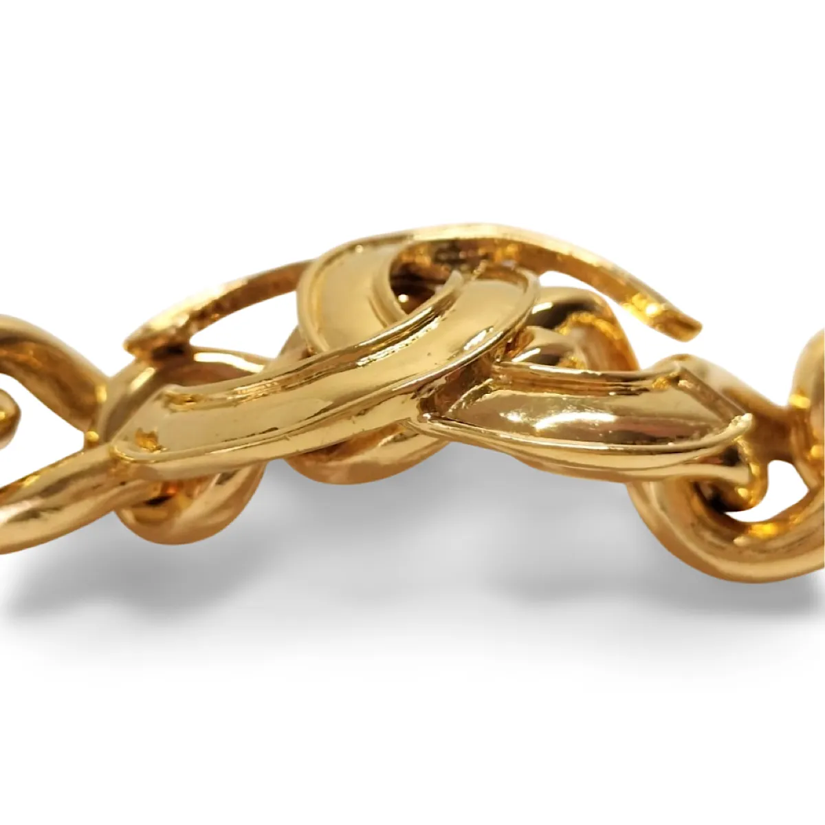 Vintage Chanel chain bracelet with large CC mark. Must have gorgeous jewelry. 061217ac4