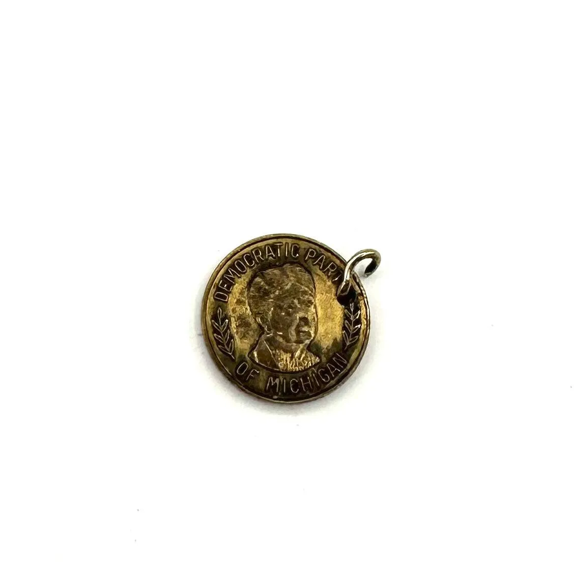 Vintage Eleanor Roosevelt Michigan Democratic Party Medallion