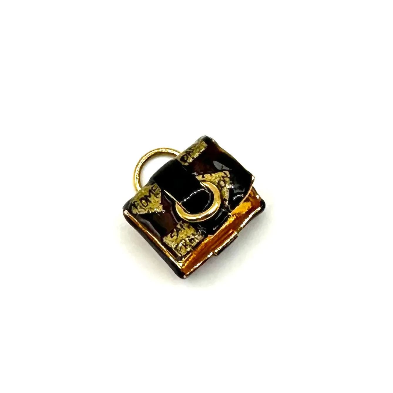 Vintage Enameled Suitcase