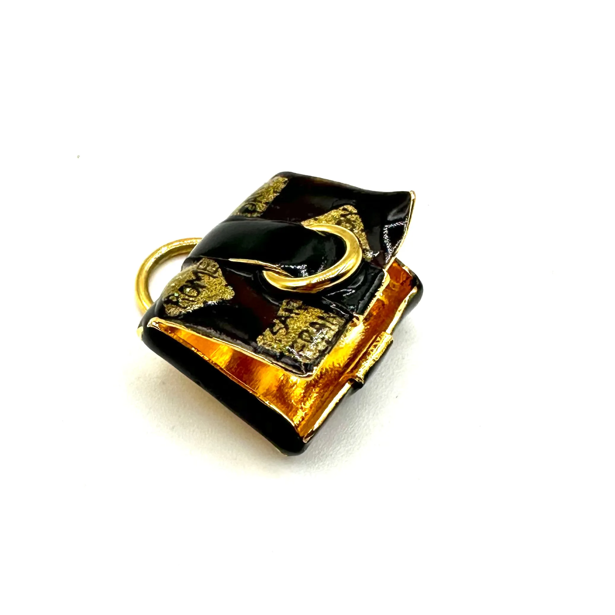 Vintage Enameled Suitcase