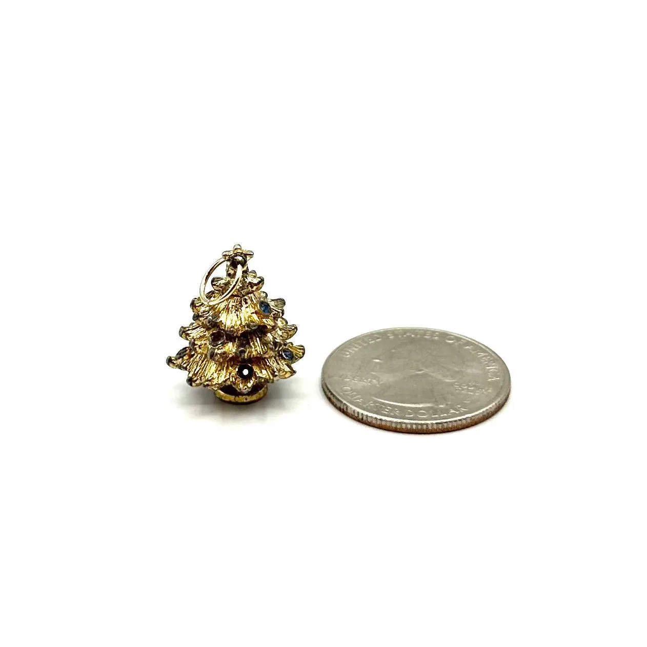 Vintage Gem Studded Christmas Tree