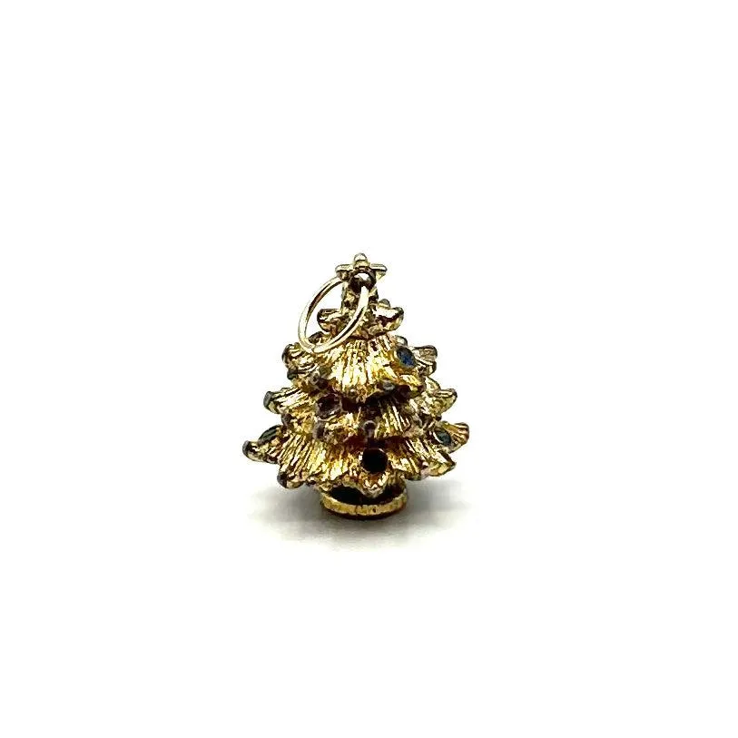 Vintage Gem Studded Christmas Tree