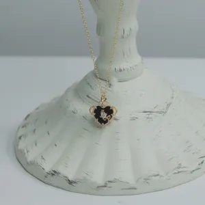 Vintage Heart Necklace (Solid Silver)