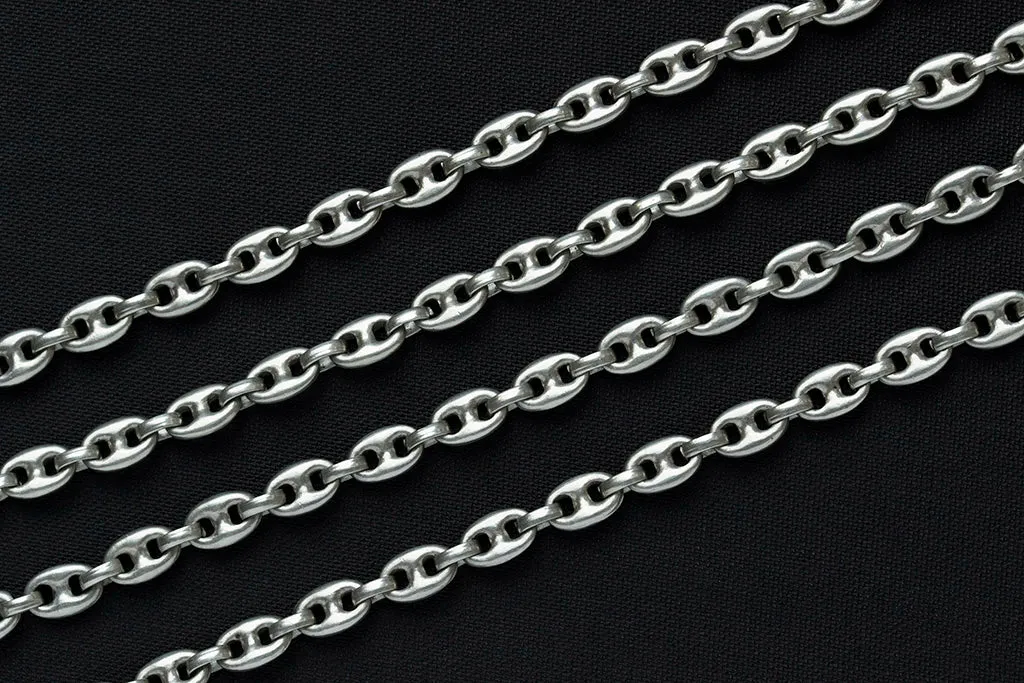 Vintage Italian Sterling Silver 38" Chain