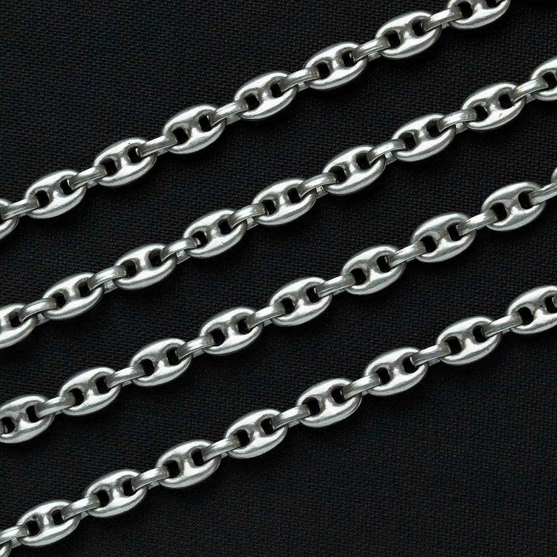 Vintage Italian Sterling Silver 38" Chain