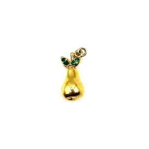 Vintage Pear Charm