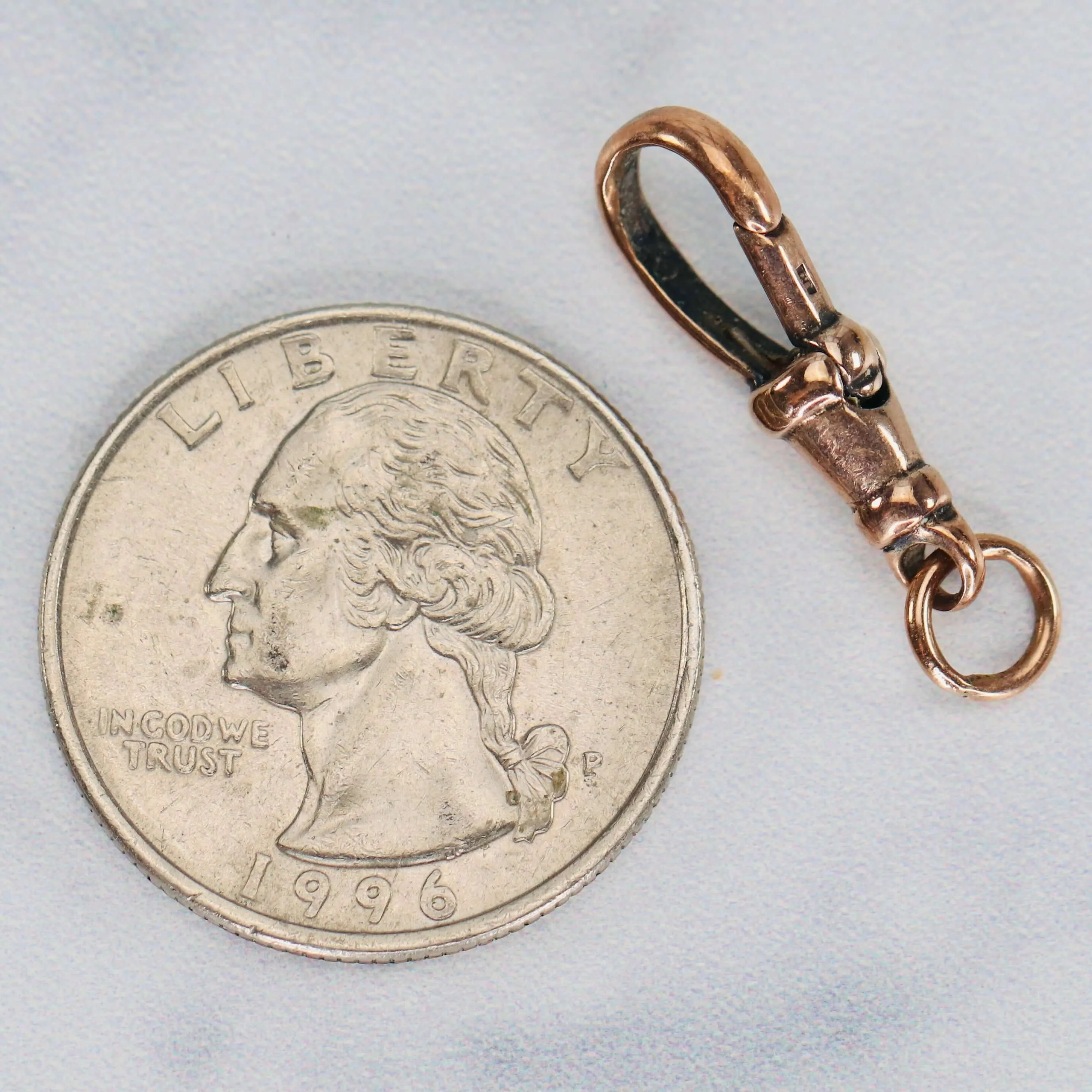 Vintage rose gold dog clip