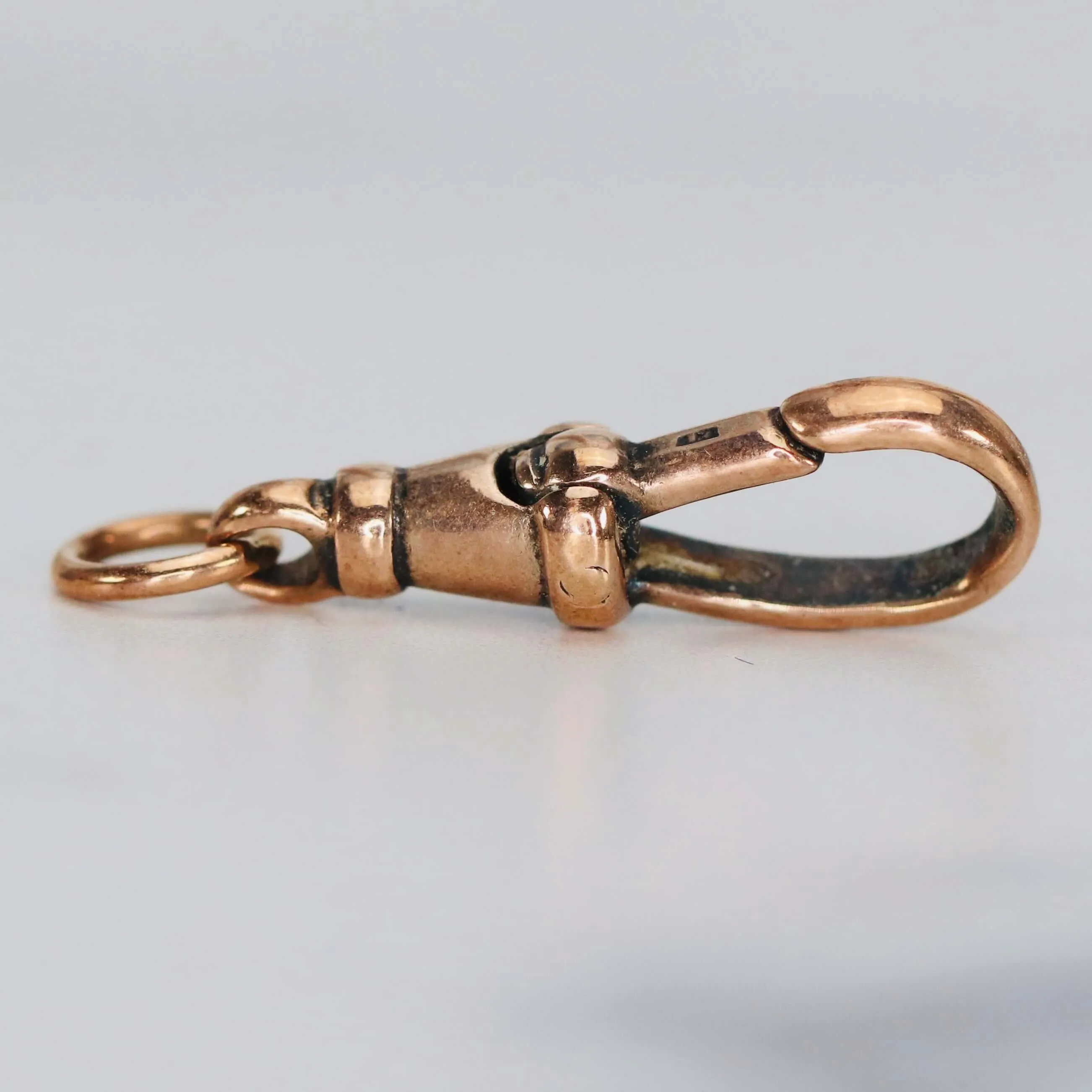 Vintage rose gold dog clip