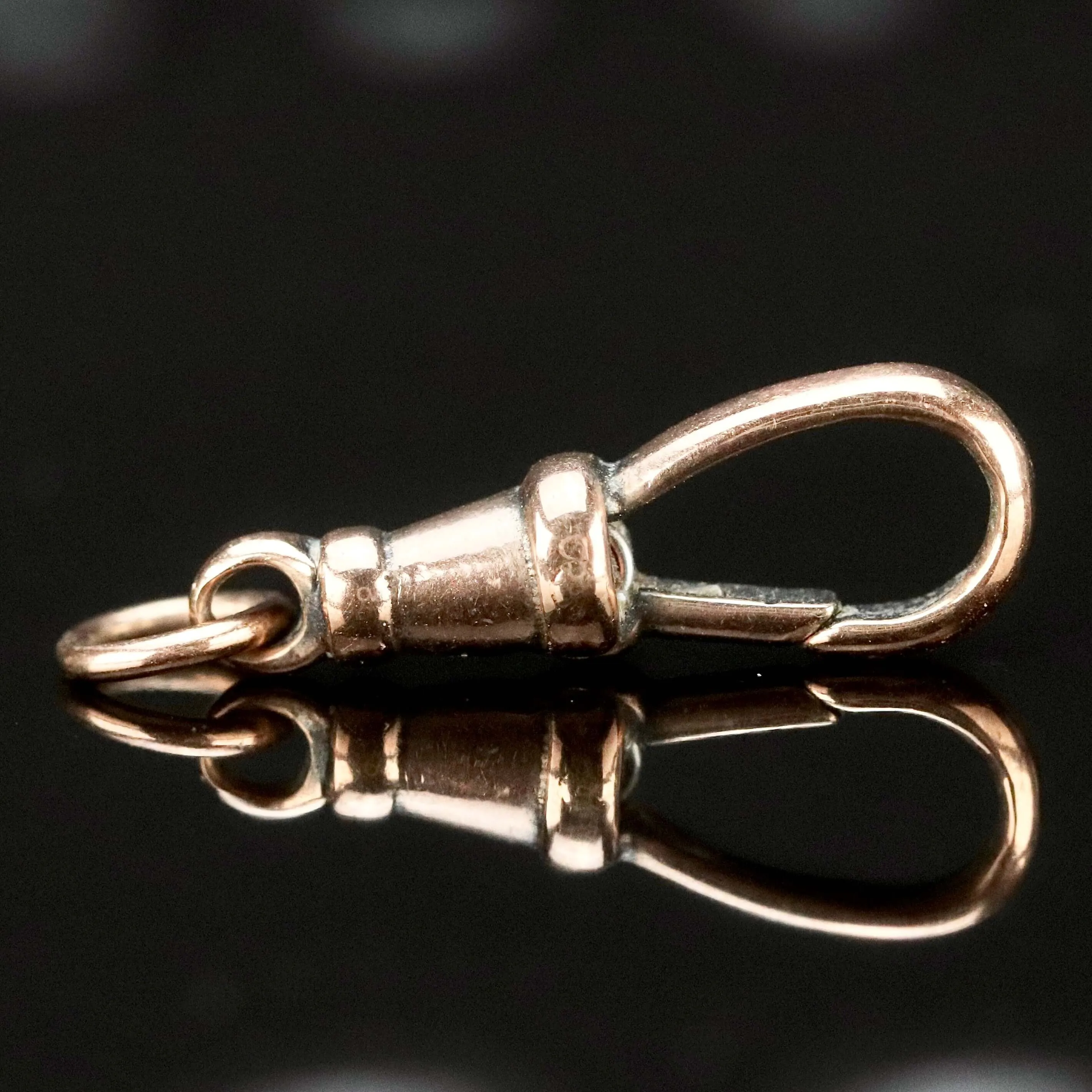 Vintage rose gold dog clip