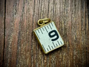 Vintage Ruler Pendant/Charm