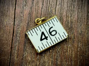 Vintage Ruler Pendant/Charm