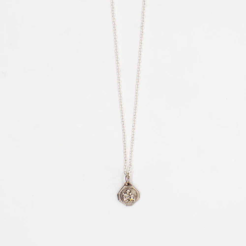 Vintage Saint Medal Saint Jospeh v185