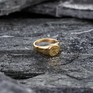 Vintage Signet Ring (24kt Gold)