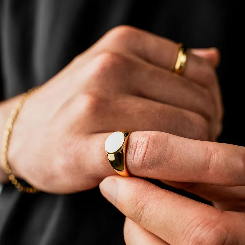 Vintage Signet Ring (24kt Gold)