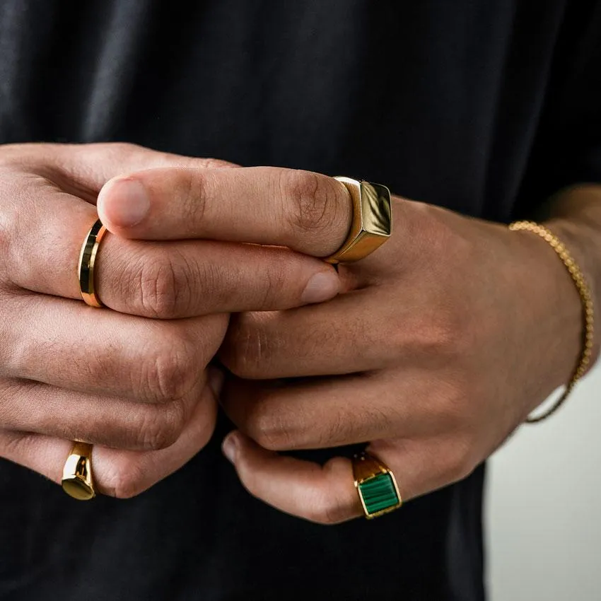 Vintage Signet Ring (24kt Gold)