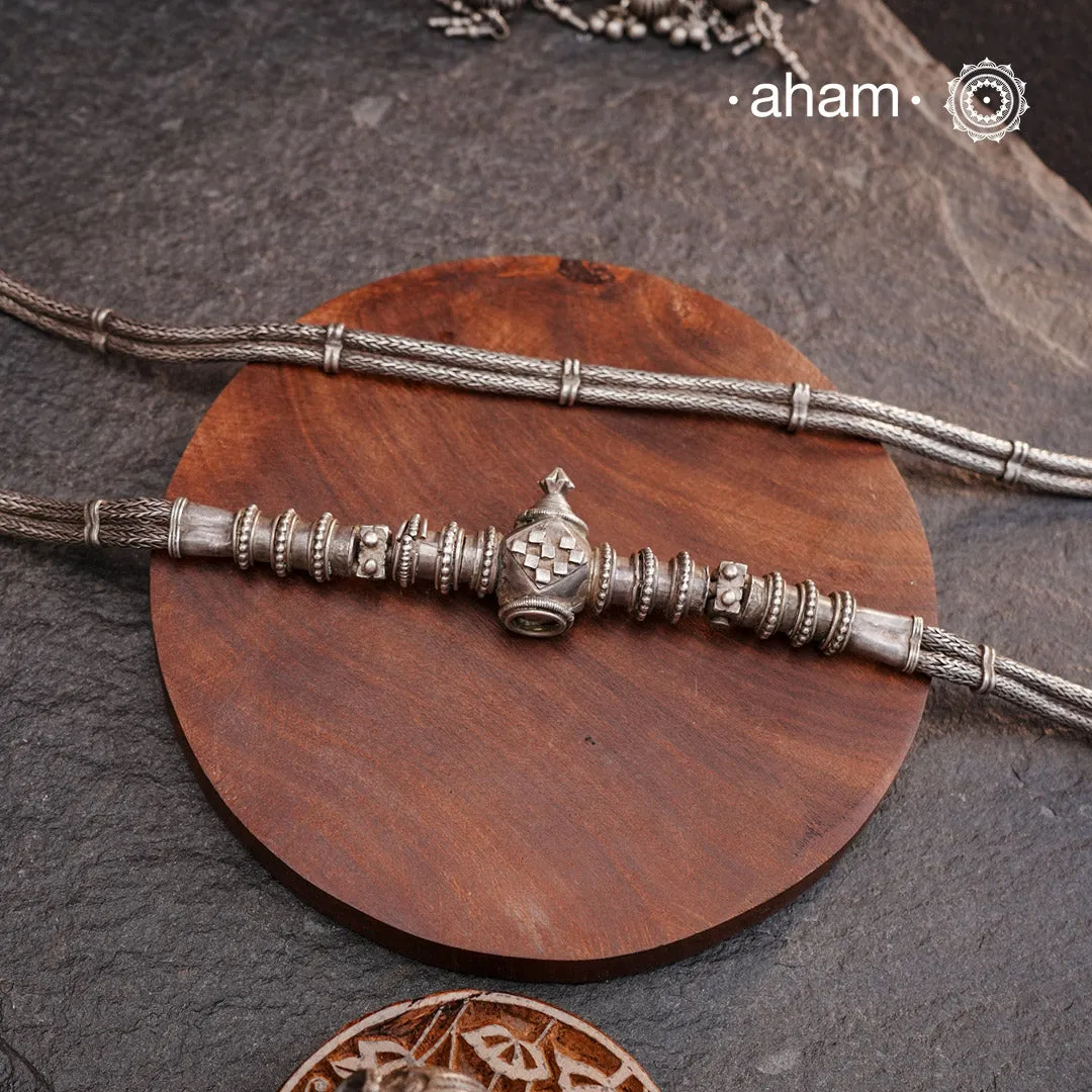 Vintage Silver Waist Belt Neckpiece