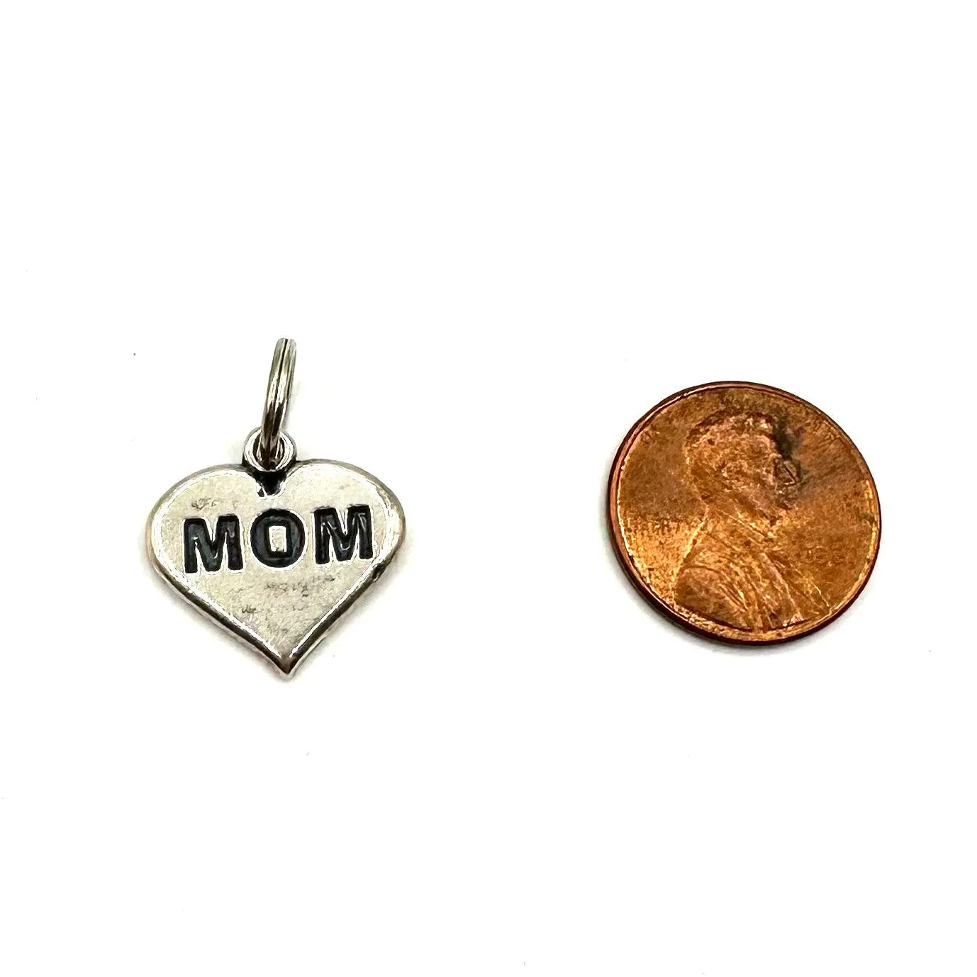 Vintage Sterling Silver Mom Charm