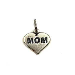 Vintage Sterling Silver Mom Charm