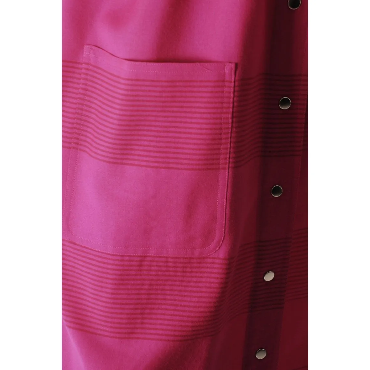 Vintage Vuokko Nurmesniemi Finland Fuchsia  Finest Wool Voile Coat Dress 1970s XS-M