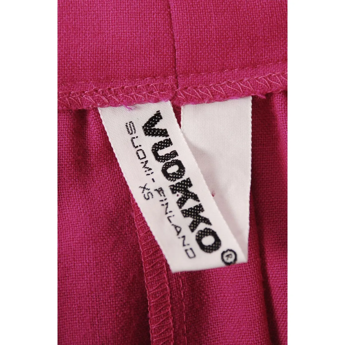 Vintage Vuokko Nurmesniemi Finland Fuchsia  Finest Wool Voile Coat Dress 1970s XS-M