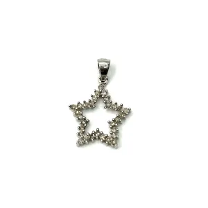 Vintage White Gold   Diamond Star