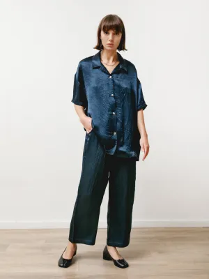 vista pant - crushed slinky navy