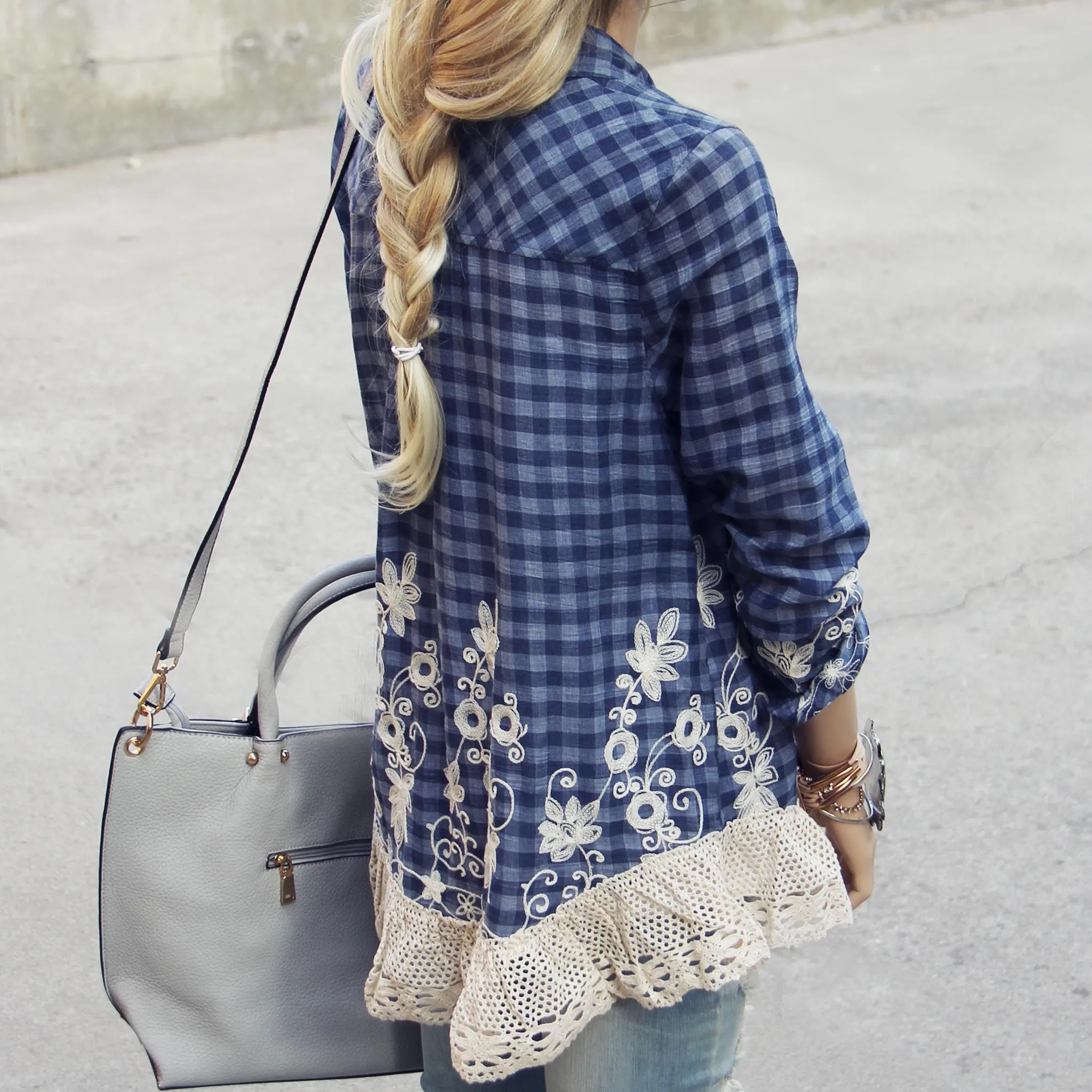 Weathered Hem Top