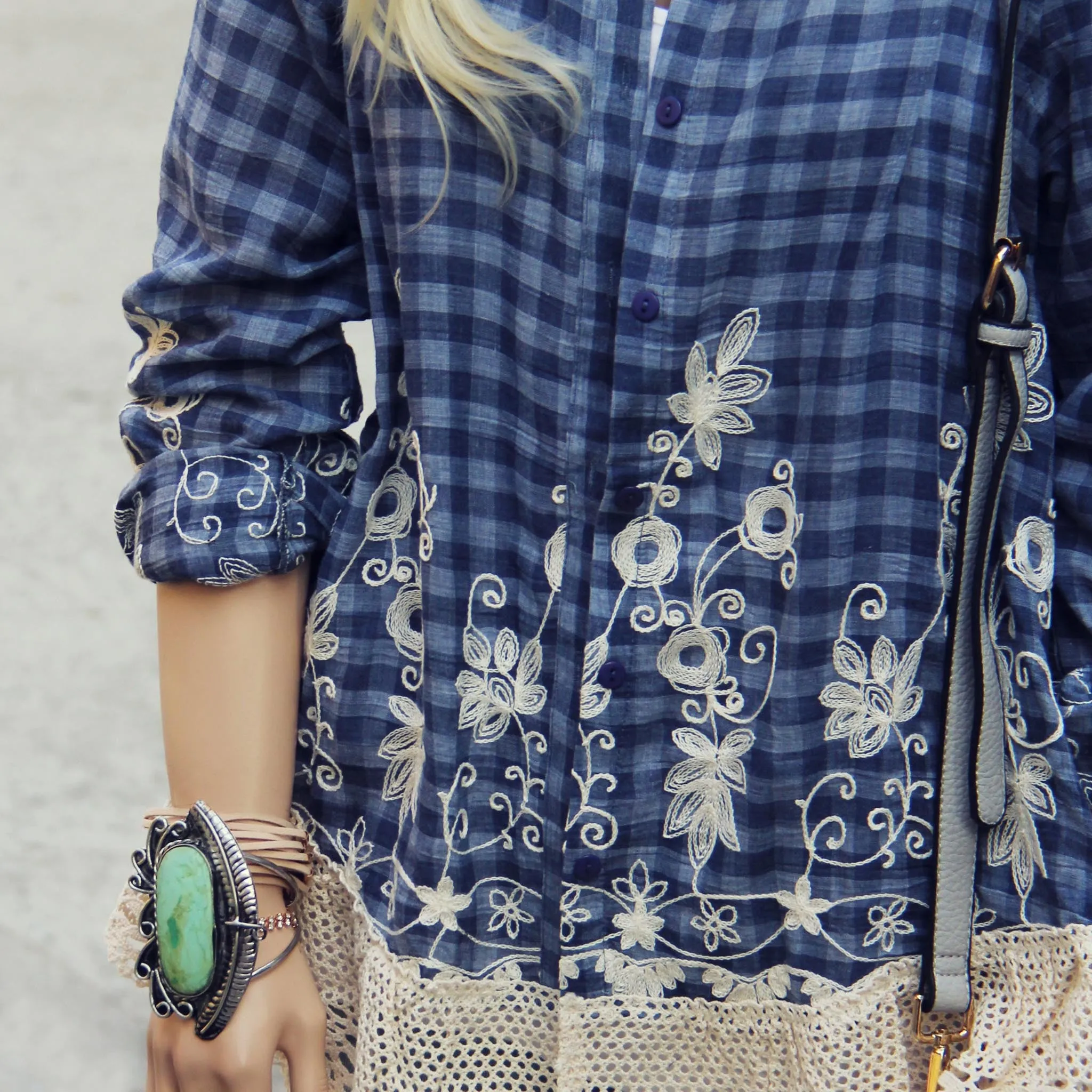 Weathered Hem Top