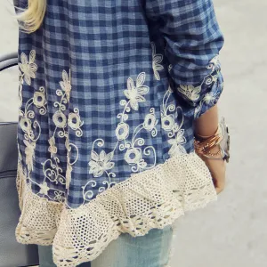Weathered Hem Top
