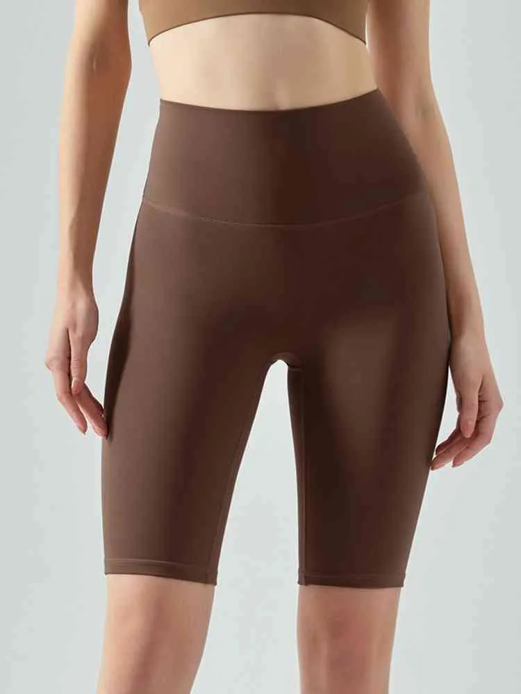Wide Waistband Slim Fits Sports Shorts