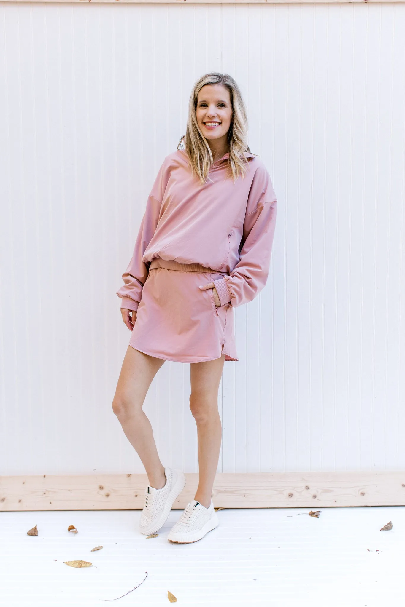 X Athleisure Dusty Pink 1/4 Zip